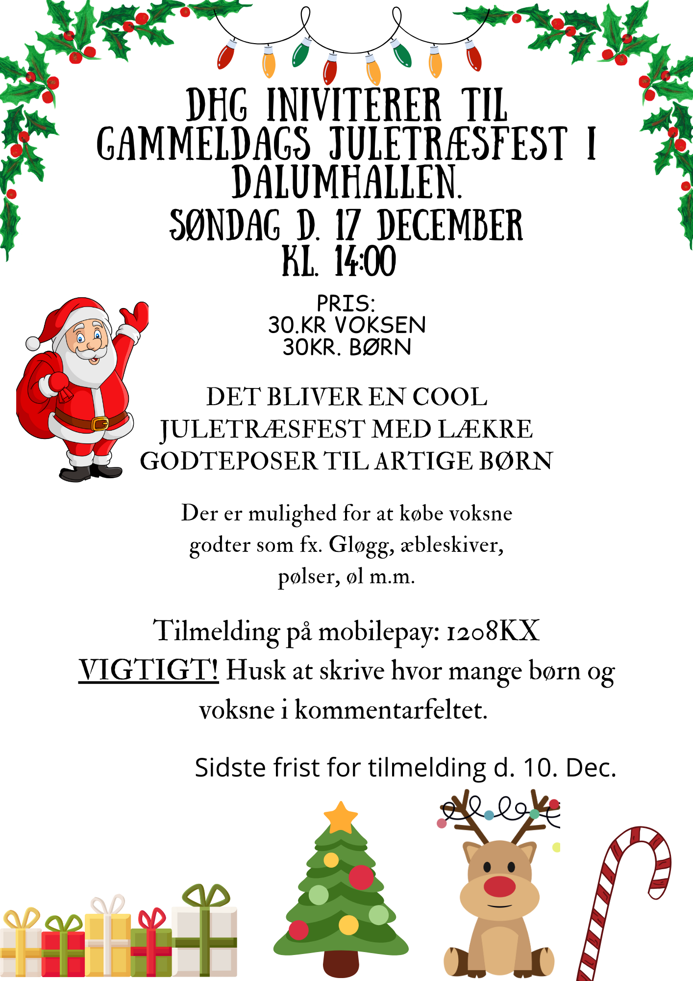 Read more about the article Julestue og Juletræsfest i DHG