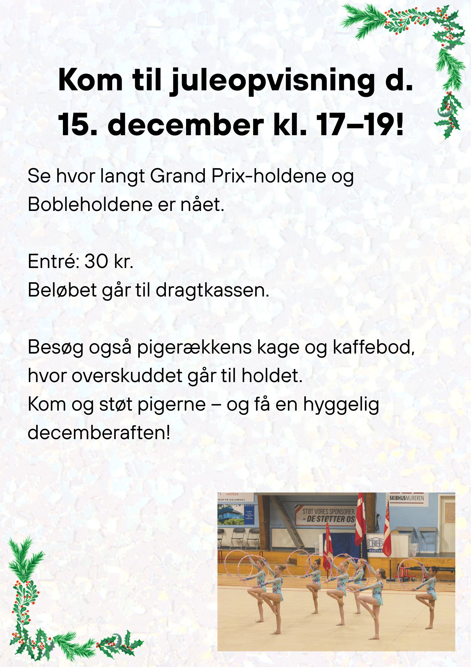 Read more about the article Juleopvisning d. 15. december